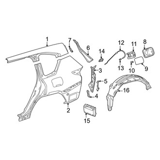 Lexus OE - Quarter Panel & Components