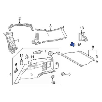 Lexus OE - Rear 12 Volt Accessory Power Outlet