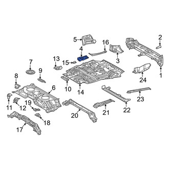 Lexus OE - Rear Left Rear Body Panel Filler Panel