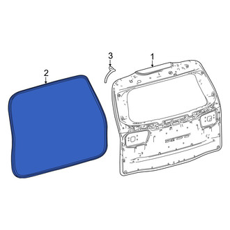 Lexus OE - Rear Inner Hatch Seal
