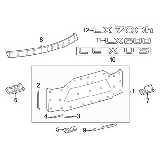 Lexus OE - Lift Gate - Exterior Trim