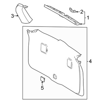 Lexus OE - Lift Gate - Interior Trim