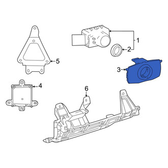 Lexus OE - Rear Inner Parking Aid Sensor Housing