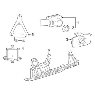 Lexus OE - Rear Bumper - Electrical Components (Base / Luxury / Premium / Ultra Luxury)
