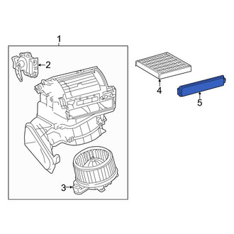 Lexus OE - Cabin Air Filter Cover