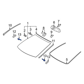 Lexus OE - Windshield Molding Rivet