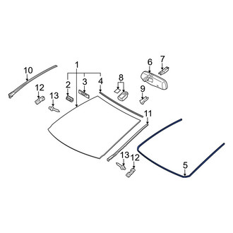 Lexus OE - Windshield Seal