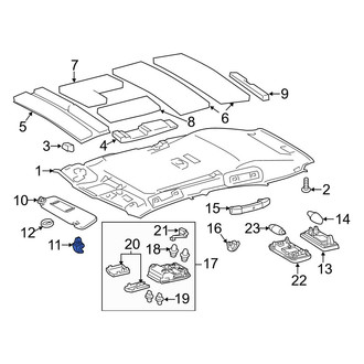 Lexus OE - Sun Visor Holder