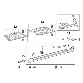 Lexus OE - Rocker Panel Molding Clip