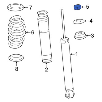 Lexus OE - Rear Upper Suspension Shock Absorber Nut