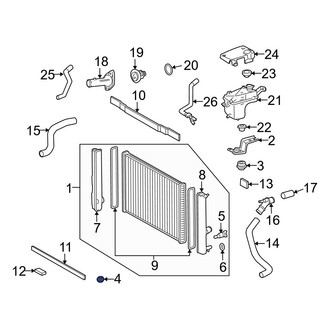 Lexus OE - Lower Radiator Insulator