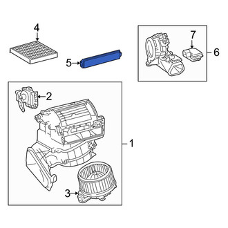 Lexus OE - Cabin Air Filter Cover