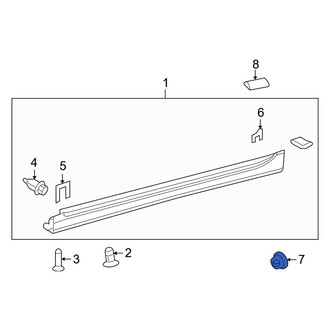 Lexus OE - Mud Flap Grommet