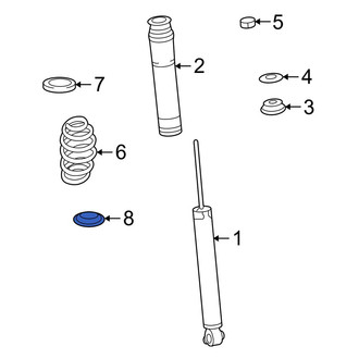 Lexus OE - Rear Lower Coil Spring Insulator