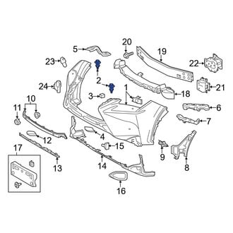 Lexus OE - Bumper Cover Retainer
