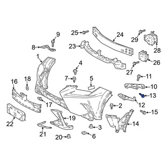 Lexus OE - Wheel Arch Molding Screw