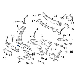 Lexus OE - Bumper Cover Retainer