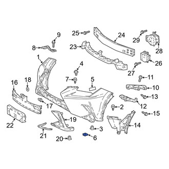 Lexus OE - Bumper Cover Nut