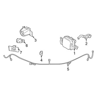 Lexus OE - Front Bumper - Electrical Components (Base / Luxury)