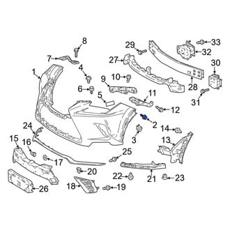 Lexus OE - Bumper Cover Retainer