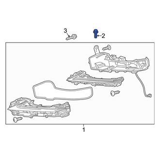 Lexus OE - Lower Bumper Cover Retainer