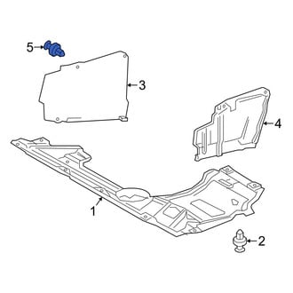 Lexus OE - Lower Bumper Cover Retainer