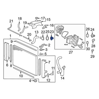 Lexus OE - Engine Coolant Thermostat