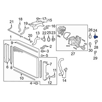 Lexus OE - Engine Coolant Thermostat