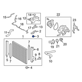 Lexus OE - Upper Radiator Insulator