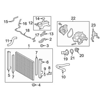 Lexus OE - Cooling - Radiator & Components