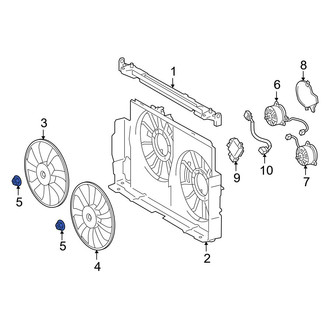 Lexus OE - Engine Cooling Fan Blade Nut