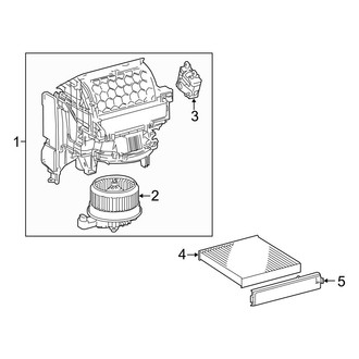 Lexus OE - Air Conditioner & Heater - Blower Motor & Fan