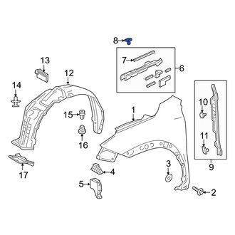 Lexus OE - Front Hood Stop Buffer