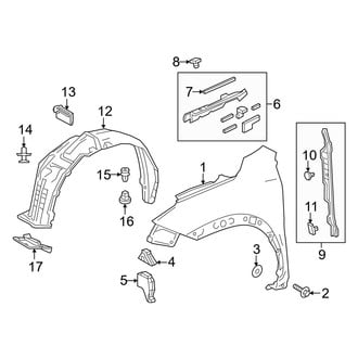 Lexus OE - Fender & Components