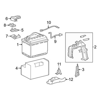 Lexus OE - Electrical - Battery (Conventional)