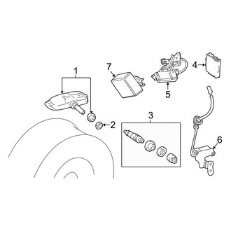 Lexus OE - Electrical - Tire Pressure Monitor Components