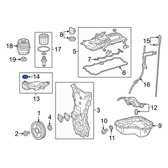 Lexus OE - Engine Oil Pump Pickup Tube Gasket