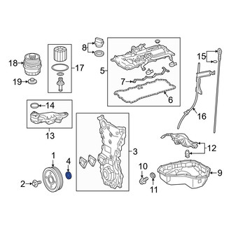 Lexus OE - Rear Engine Crankshaft Seal