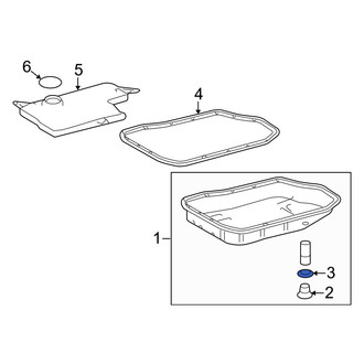 Lexus OE - Automatic Transmission Drain Plug Gasket