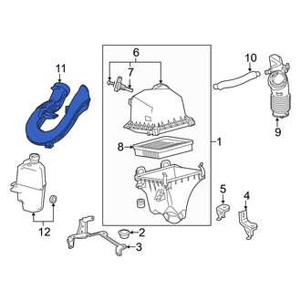 Lexus OE - Engine Air Intake Hose