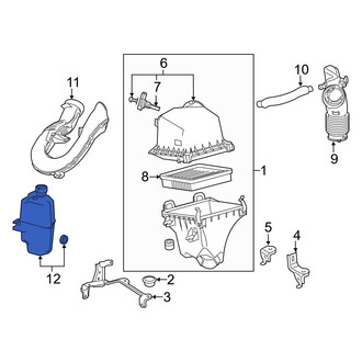 Lexus OE - Engine Air Intake Resonator