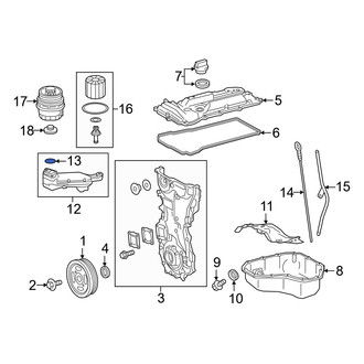 Lexus OE - Engine Oil Pump Pickup Tube Gasket