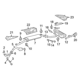 Lexus OE - Exhaust System - Exhaust Components