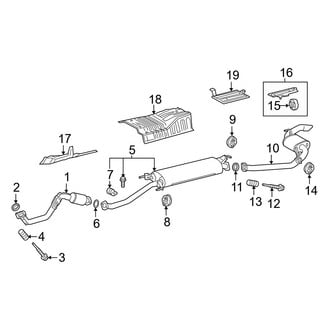 Lexus OE - Exhaust System - Exhaust Components