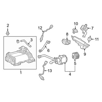 Lexus OE - Emission System - Emission Components (2.0L)