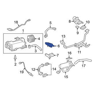 Lexus OE - Exhaust Gas Recirculation (EGR) Vacuum Delay Valve