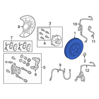 Lexus OE - Front Disc Brake Rotor