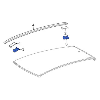 Lexus OE - Roof Molding Clip