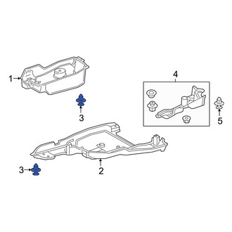 Lexus OE - Fender Molding Retainer