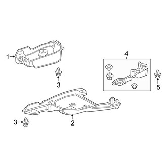 Lexus OE - Pillars, Rocker & Floor - Heat Shields